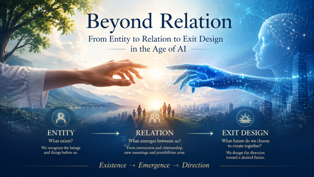From Entity to Relation to Exit Design in the Age of AI