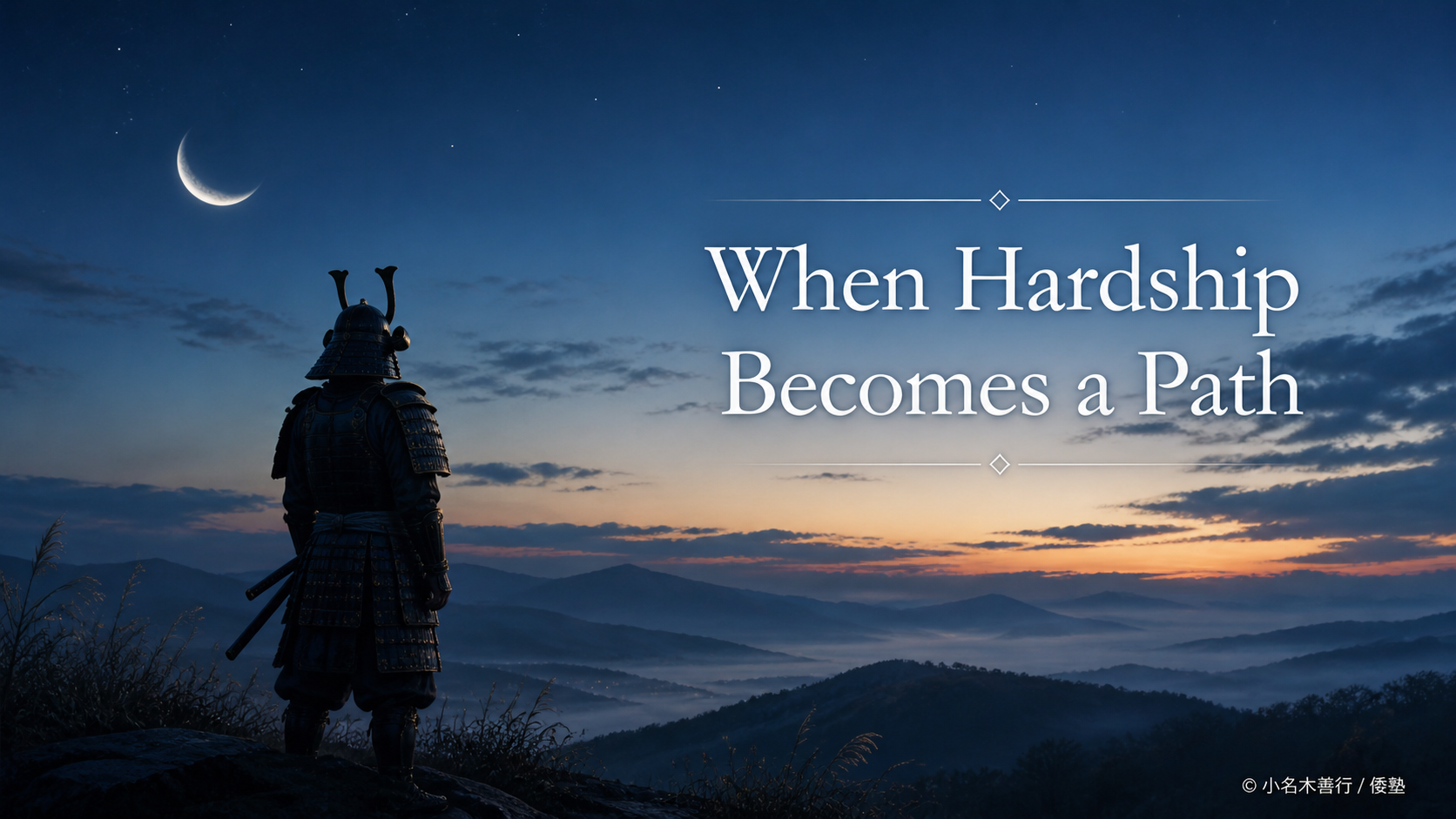 When Hardship Becomes a Path: The Story of Yamanaka Shikanosuke